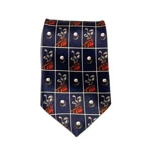 Mens Golf Neck Tie - Never Used! 4” width
